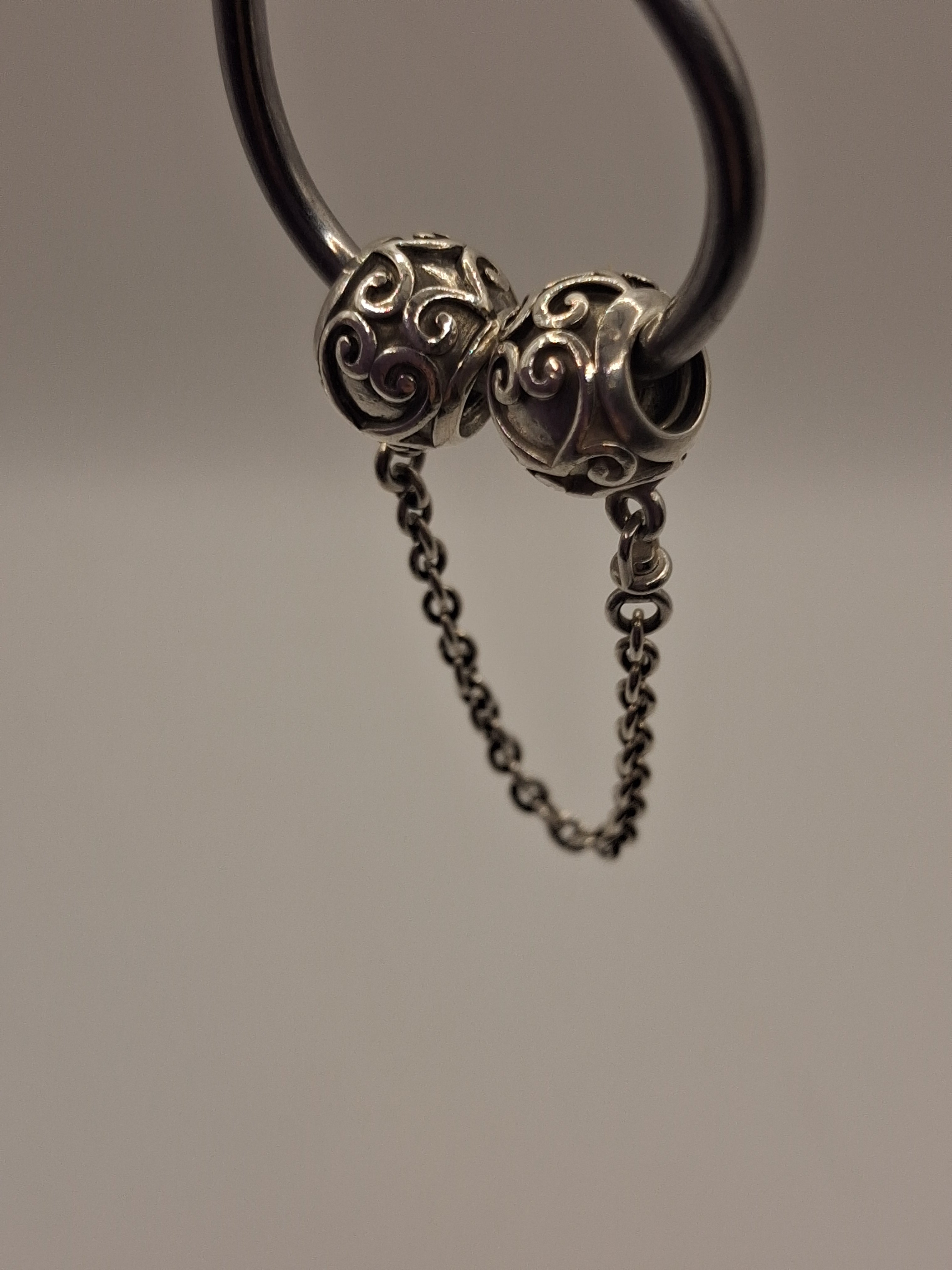 Pandora Enchanted Heart Safety Chain S925 ALE