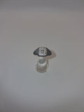 Pandora Pavé Square Cocktail Ring Sterling Silver S925 ALE