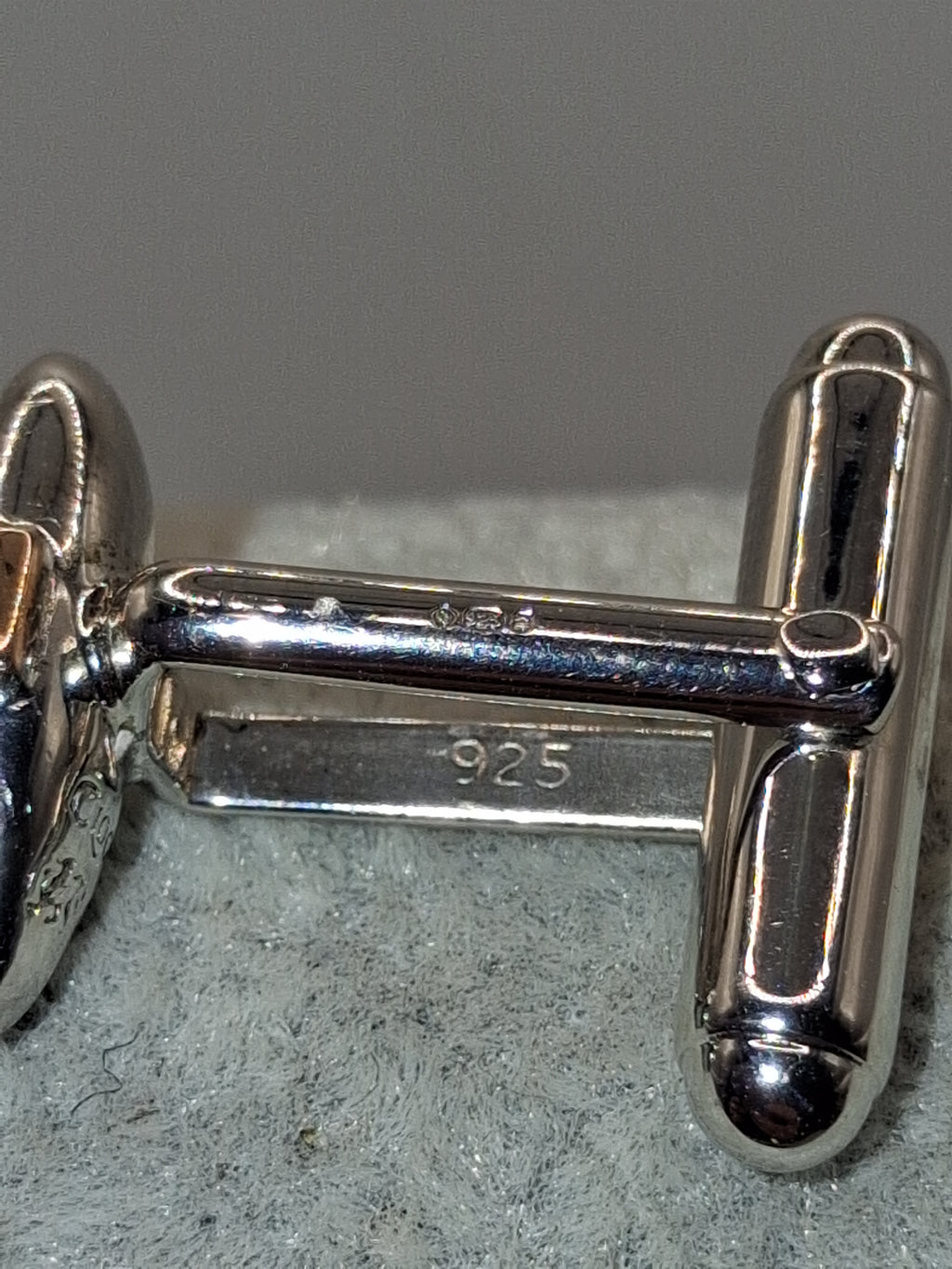 Clogau 9ct Welsh Gold And Sterling Silver Pair Of Cufflinks With Box