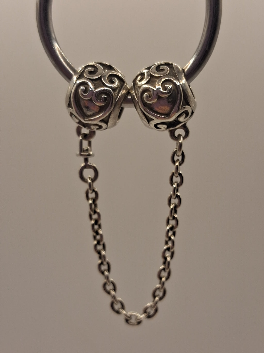 Pandora Enchanted Heart Safety Chain S925 ALE
