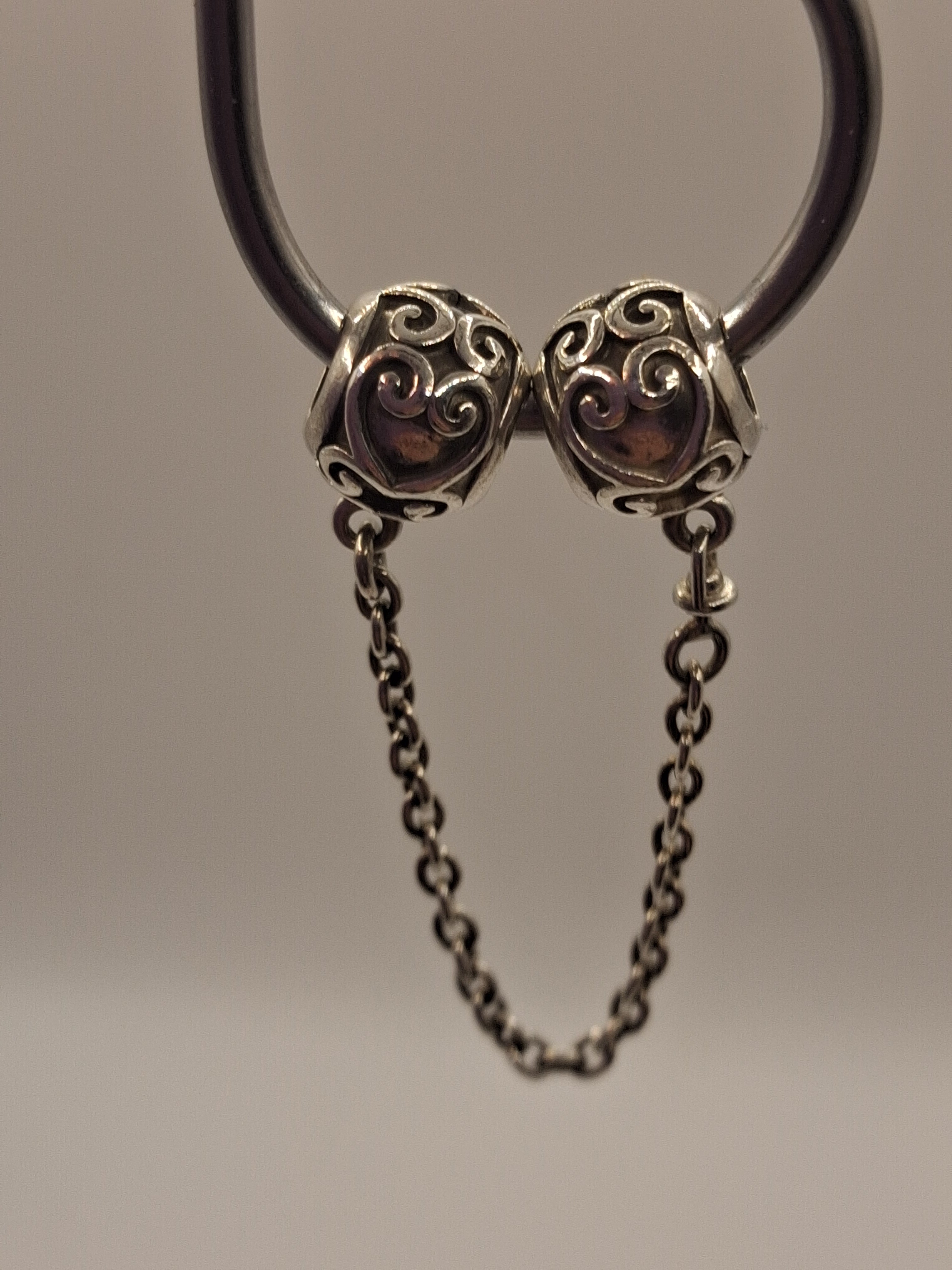 Pandora Enchanted Heart Safety Chain S925 ALE